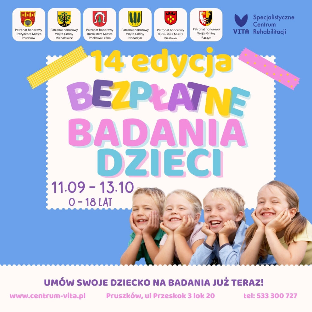 bezpłatne badanie dzieci